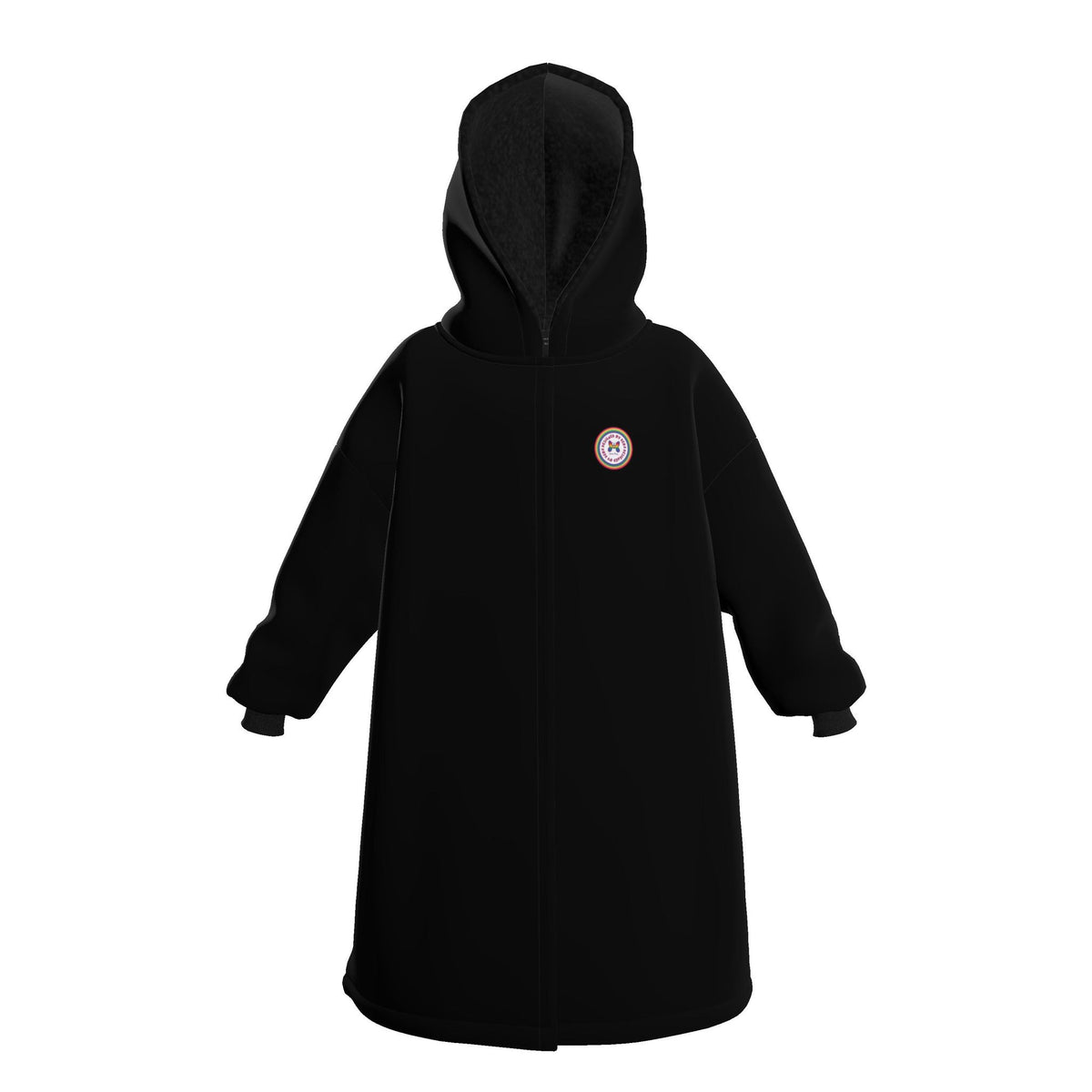 Black Waterproof Dry Changing Robe | Adult and Kids