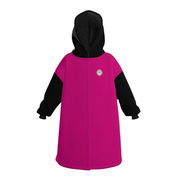 Black Pink Waterproof Dry Changing Robe