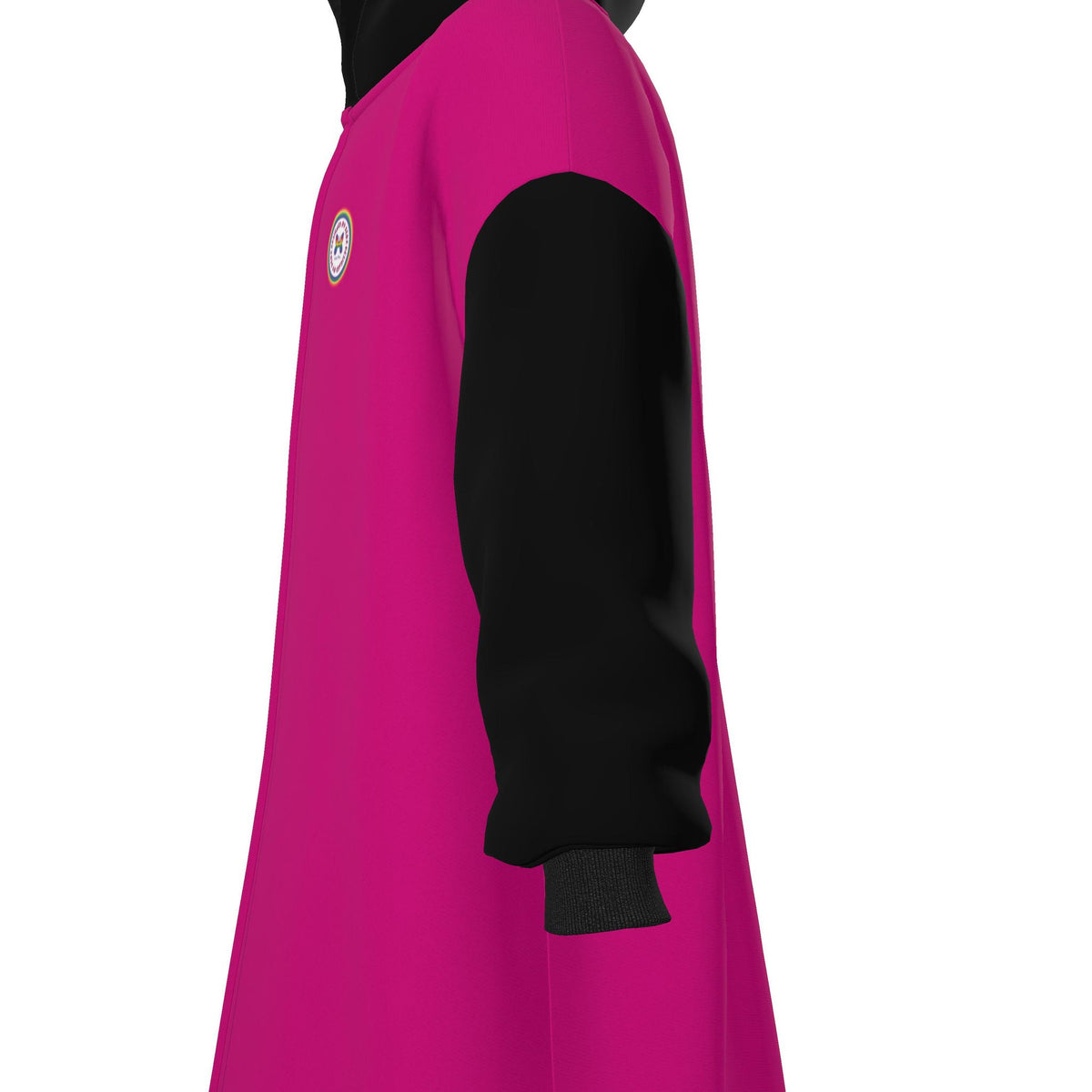 Black Pink Waterproof Dry Changing Robe