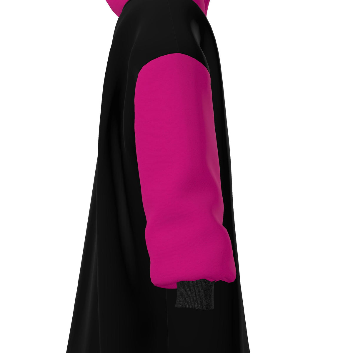Pink Black Waterproof Dry Changing Robe | Handmade in the UK