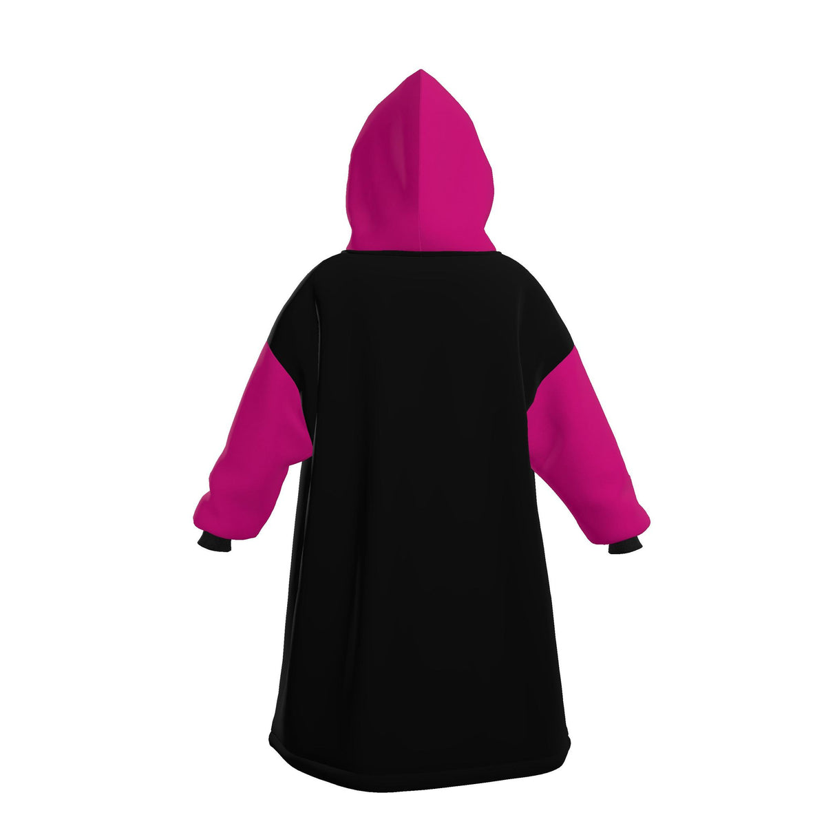 Pink Black Waterproof Dry Changing Robe | Handmade in the UK