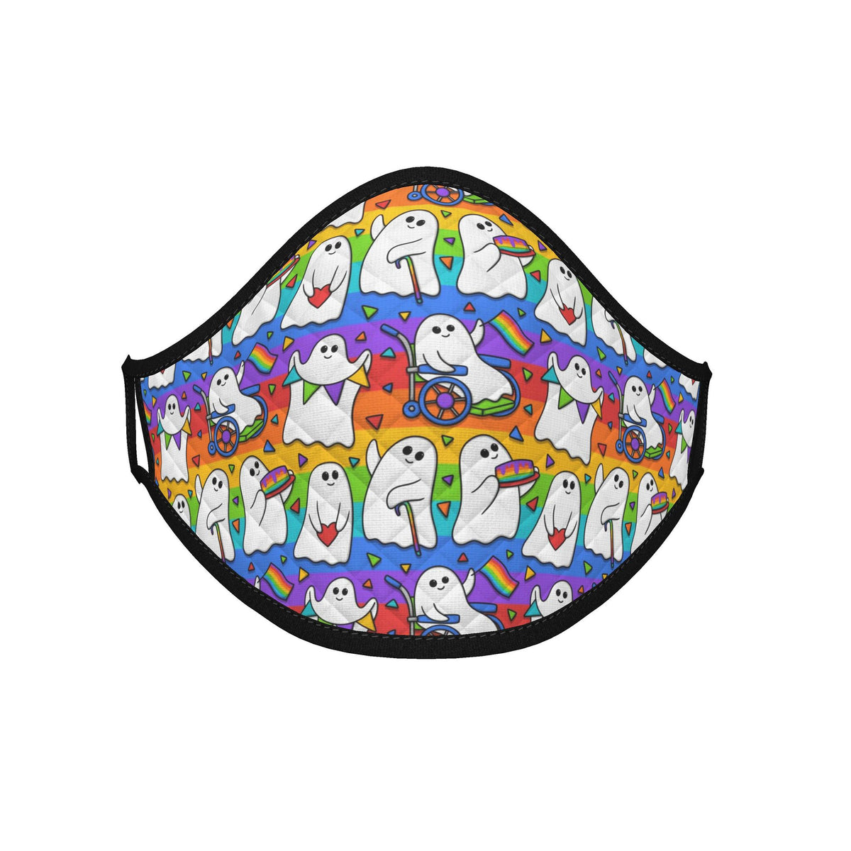Pride Ghosts Face Masks | 2 or 4 Pack