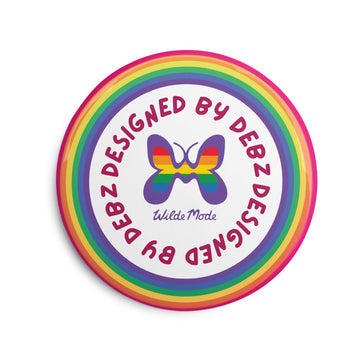 Designed By Debz Logo Fridge Magnet