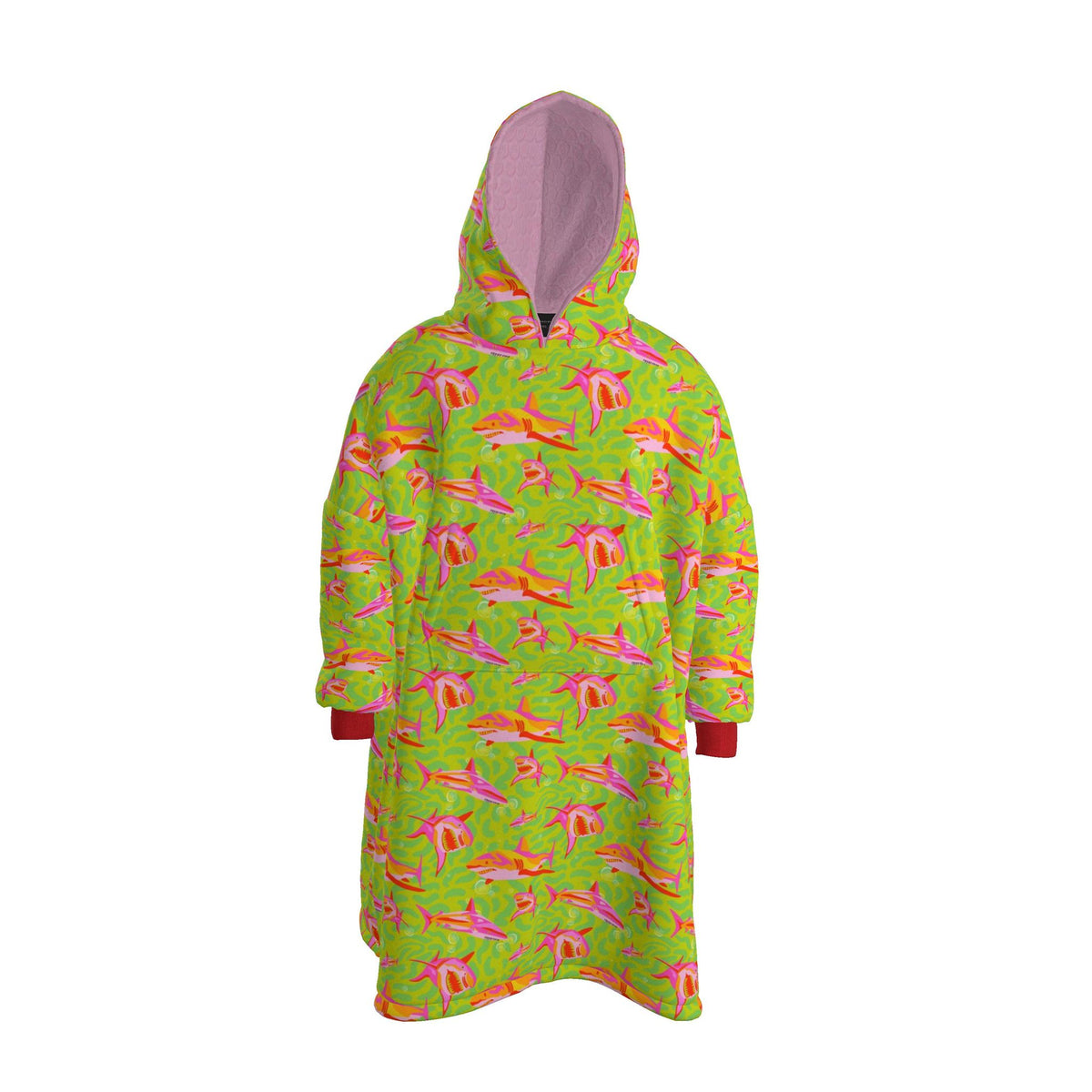 Shark Recycled Fleece Hoodie Blanket