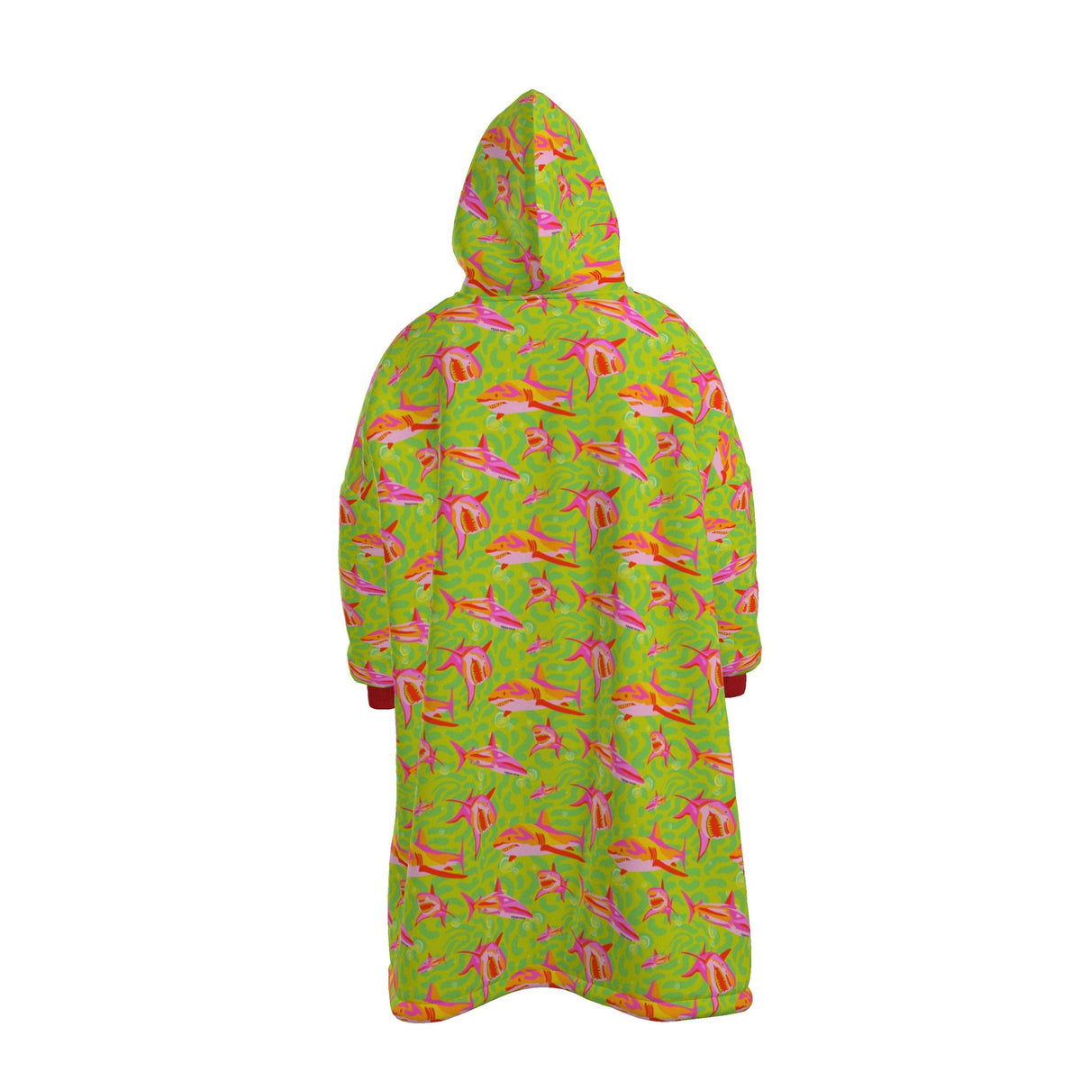 Shark Recycled Fleece Hoodie Blanket