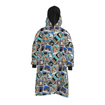 Waterproof Dry Changing Robe | Cat Polaroids | UK Made