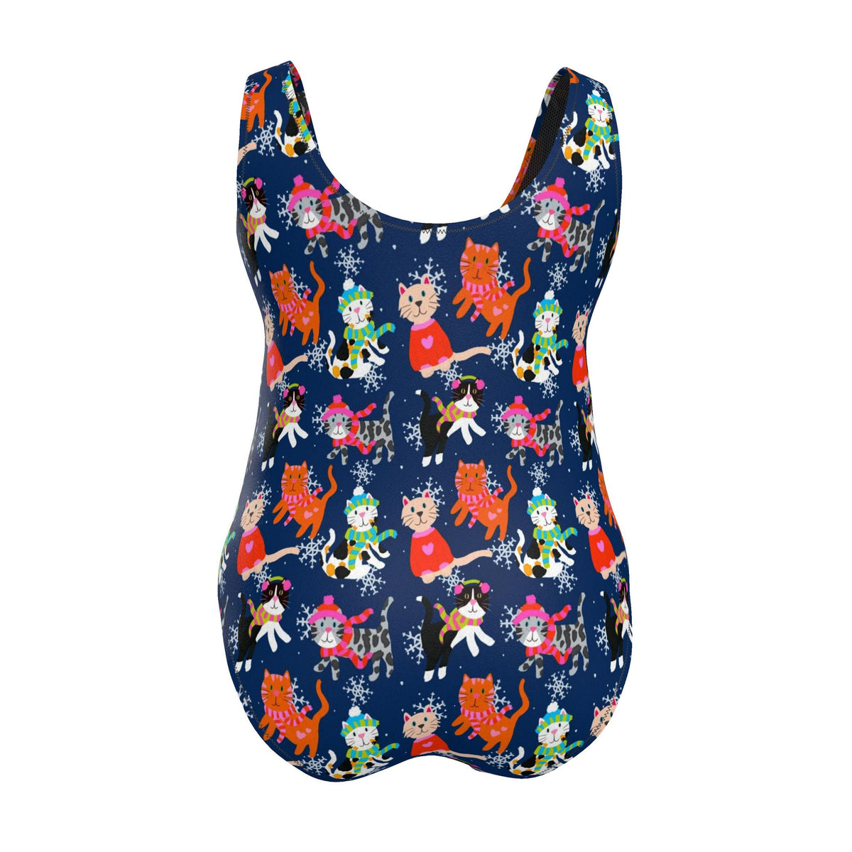 Swimsuit | Christmas Cats and snowflakes | UK Made