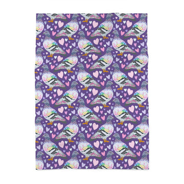 Pigeon Love Cotton Tea Towel