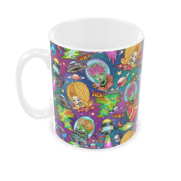 Aliens Attack Builders Mugs