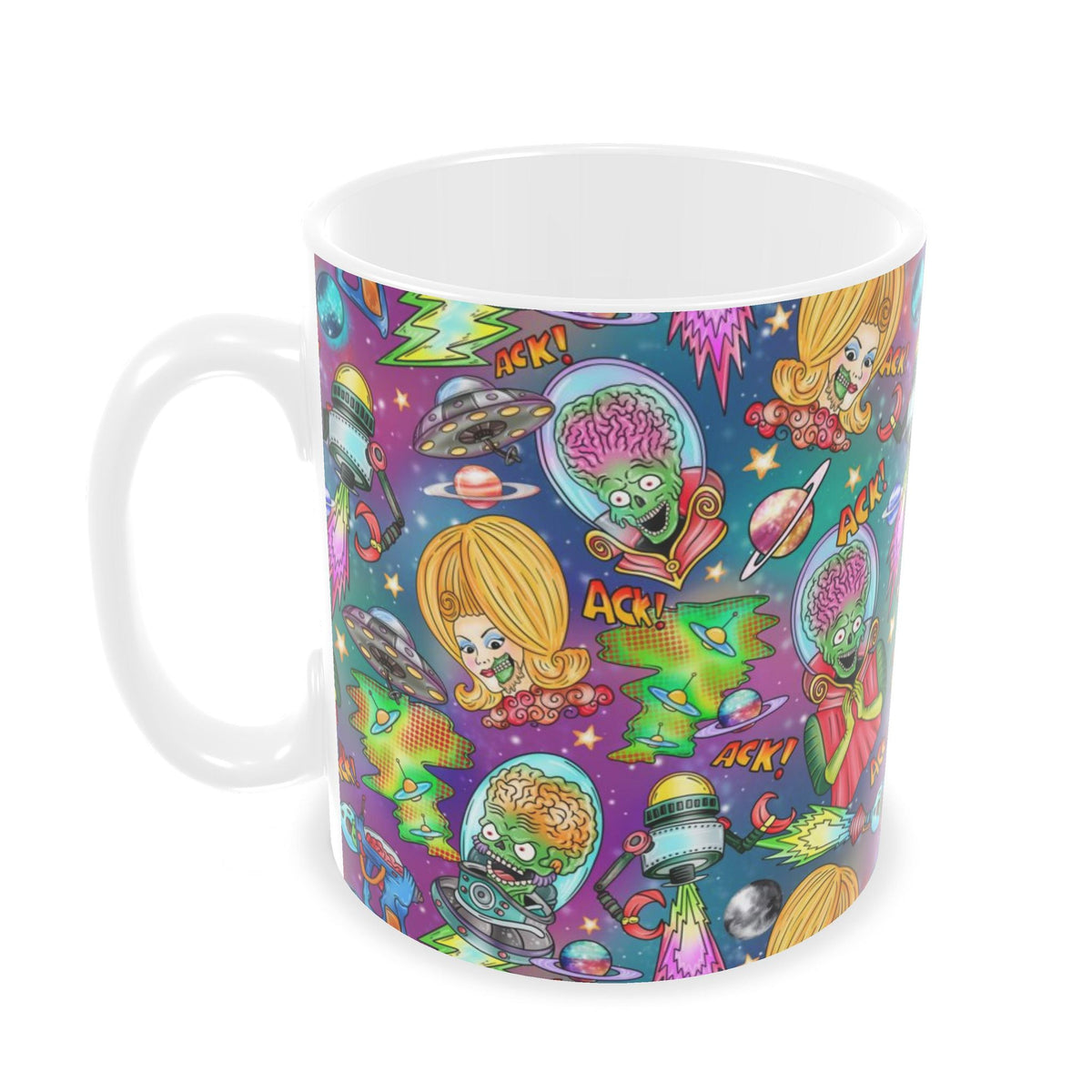 Aliens Attack Builders Mugs