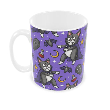 Cute Vampire Cat Mug