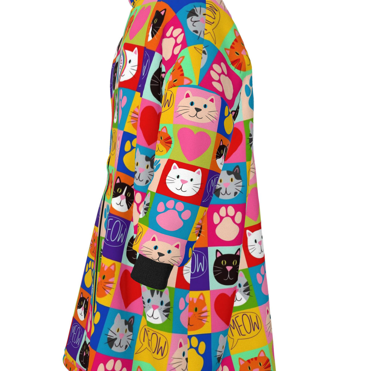 Designed by Debz X Ladybird and Roar | Patchwork Cats Waterproof Dry Changing Robe