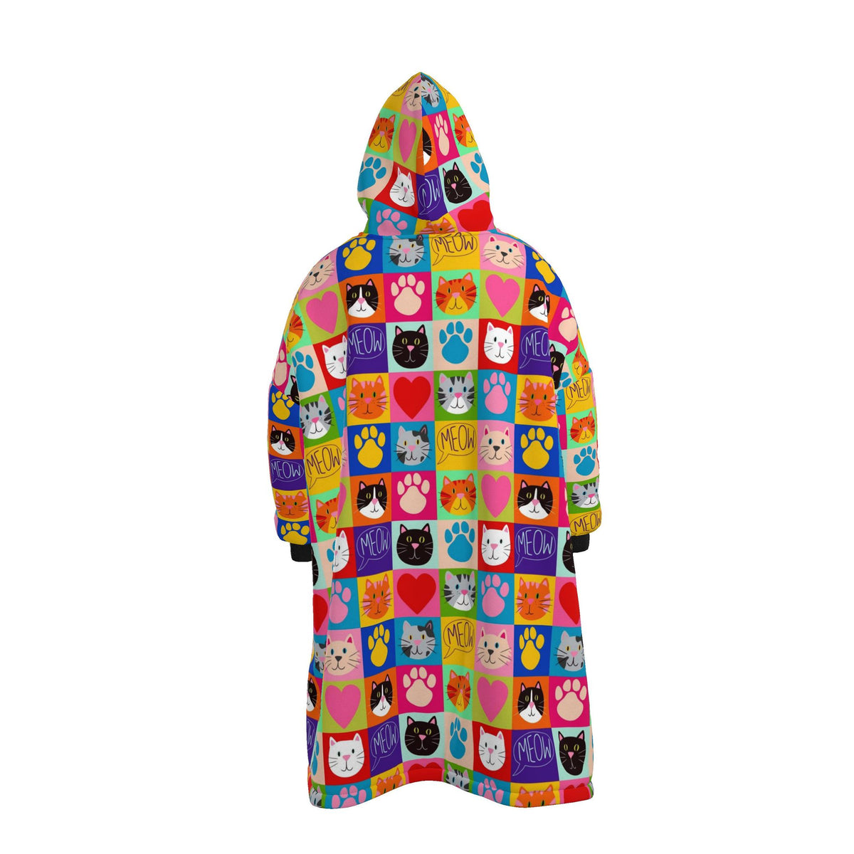 Designed by Debz X Ladybird and Roar | Patchwork Cats Waterproof Dry Changing Robe