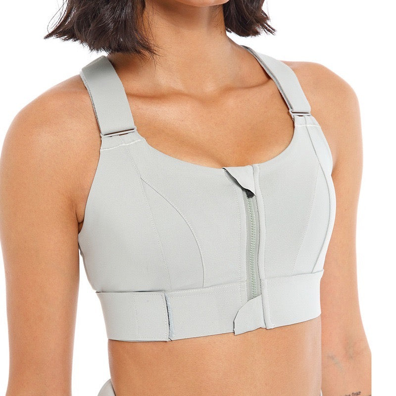 ZIP Front Adjustable Sports Bra | Wilde Mode | Recycled Fabric