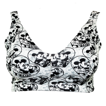 Wilde Mode Comfort Bra | Mickey Mouse Print | Organic Cotton | Soft Cup