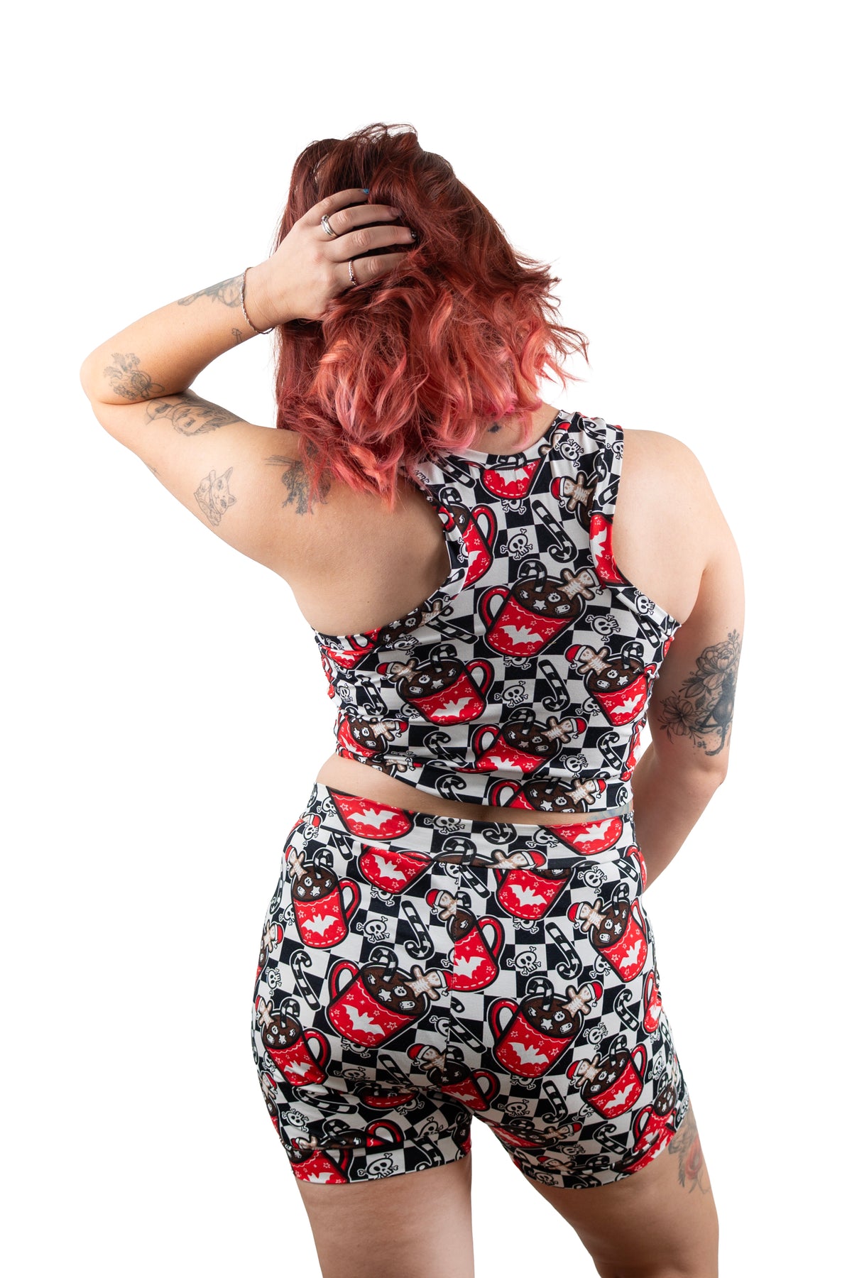 Checker Hot Chocolate | Unisex Organic Cotton Comfort Boxers | XS-6XL
