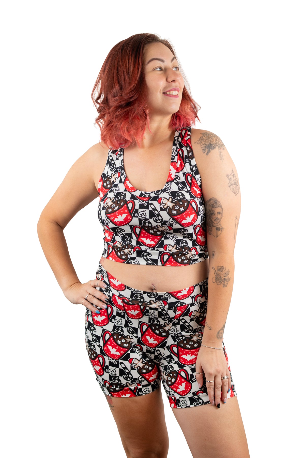 Checker Hot Chocolate | Unisex Organic Cotton Comfort Boxers | XS-6XL
