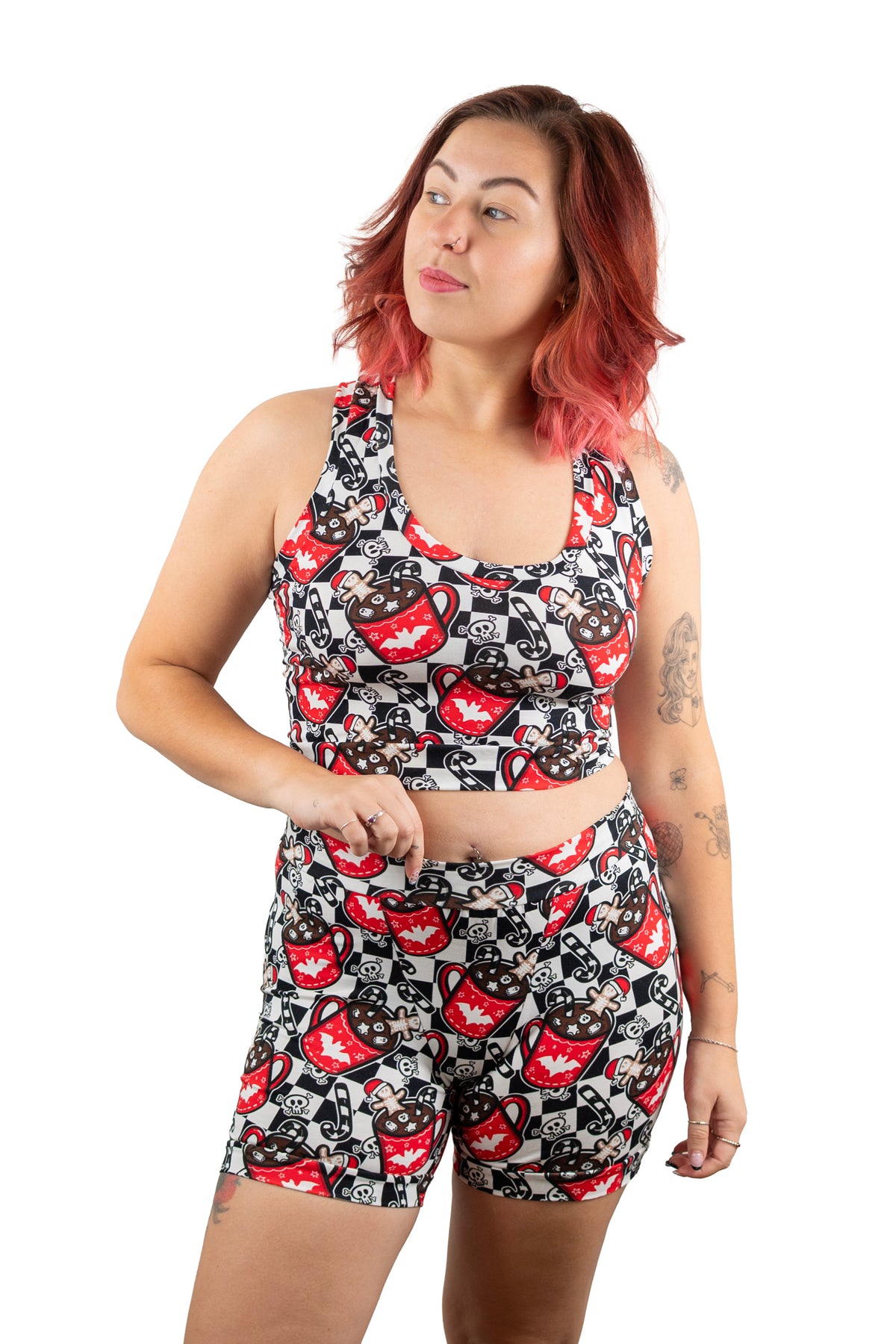 Checker Hot Chocolate | Unisex Organic Cotton Comfort Boxers | XS-6XL