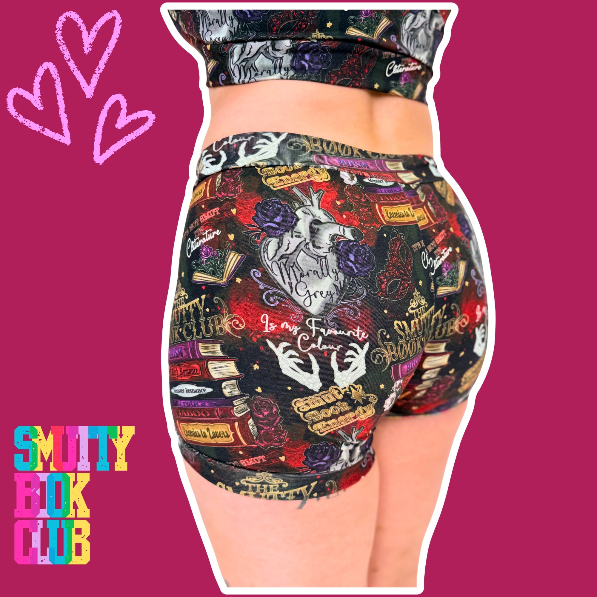 Comfort Boxers | Smut Readers Book Print | Organic Cotton