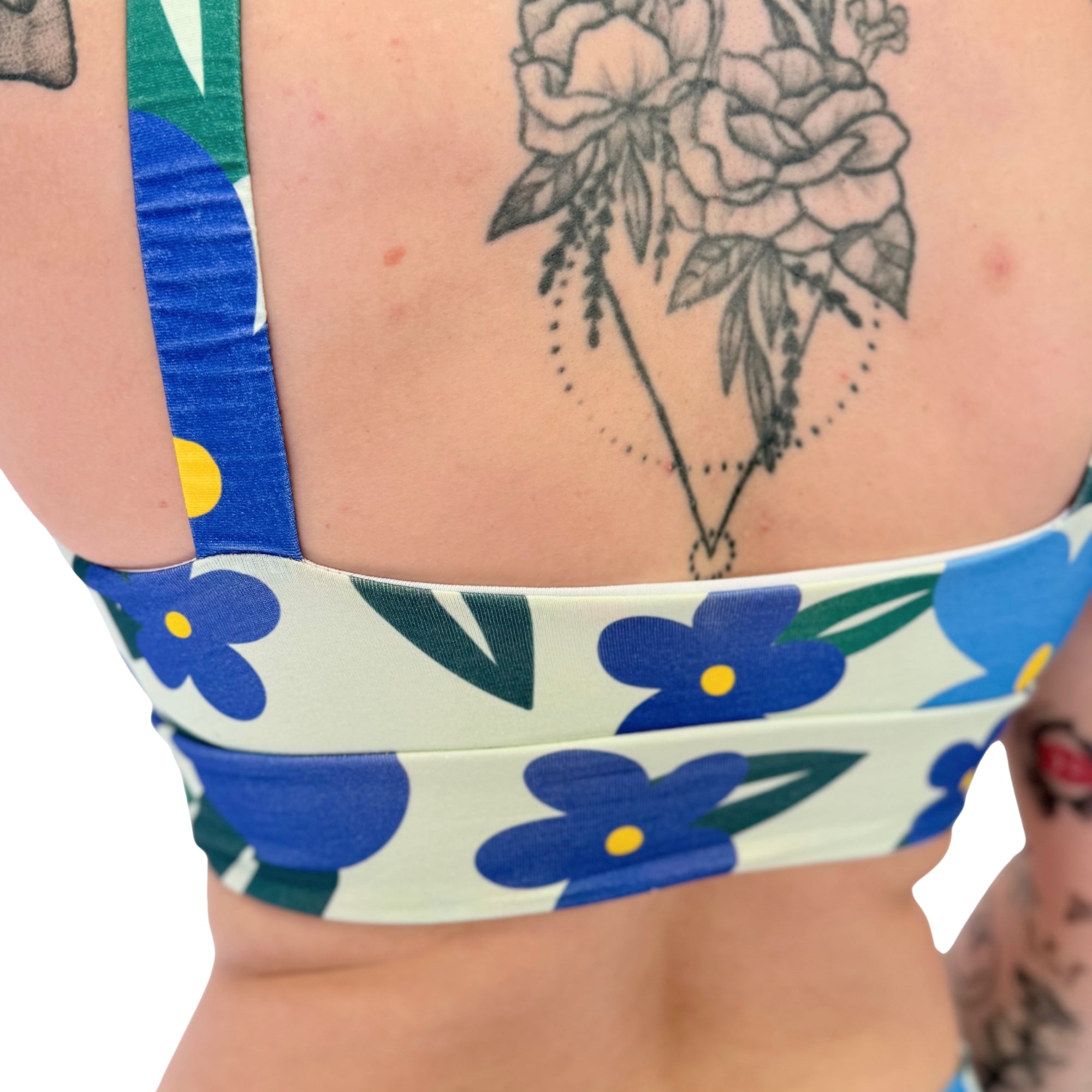 DBD Comfort Bra | Retro Floral Pop | Organic Cotton