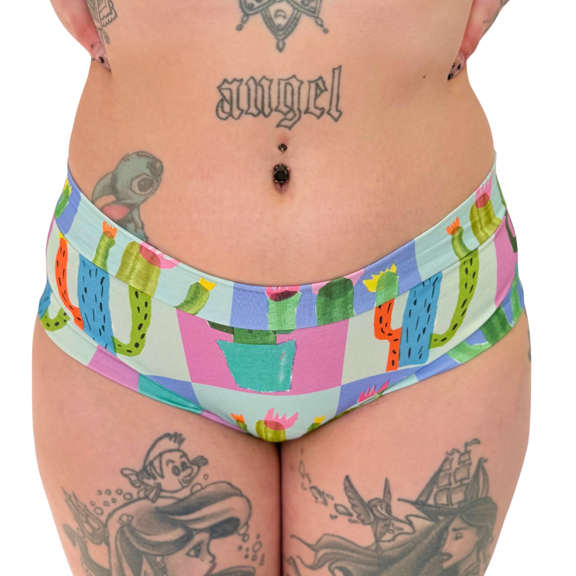 Comfort Briefs | Patchwork Cactus | Organic Cotton