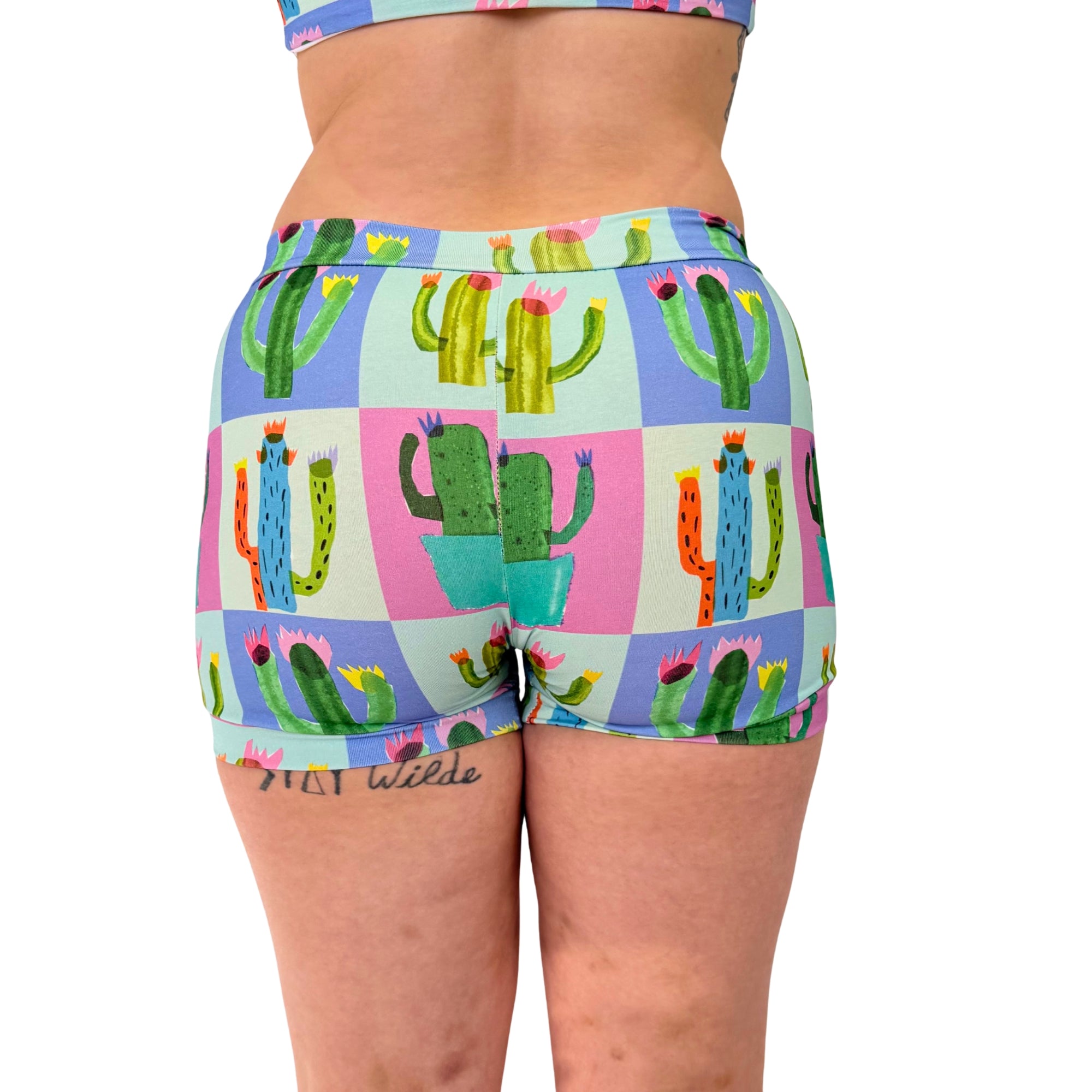 Comfort Boxers | Patchwork Cactus | Organic Cotton