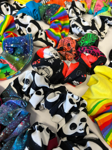 Wilde Mode/Designed by Debz Patchwork Scrunchies