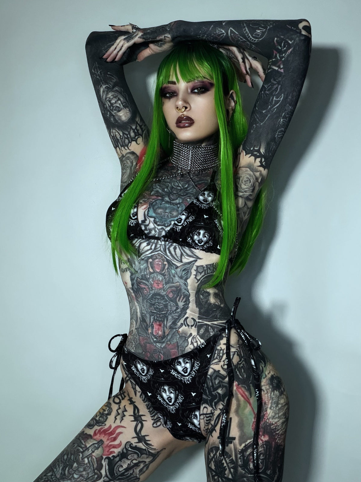String Bikini | Bats for Brains | Recycled Swimwear