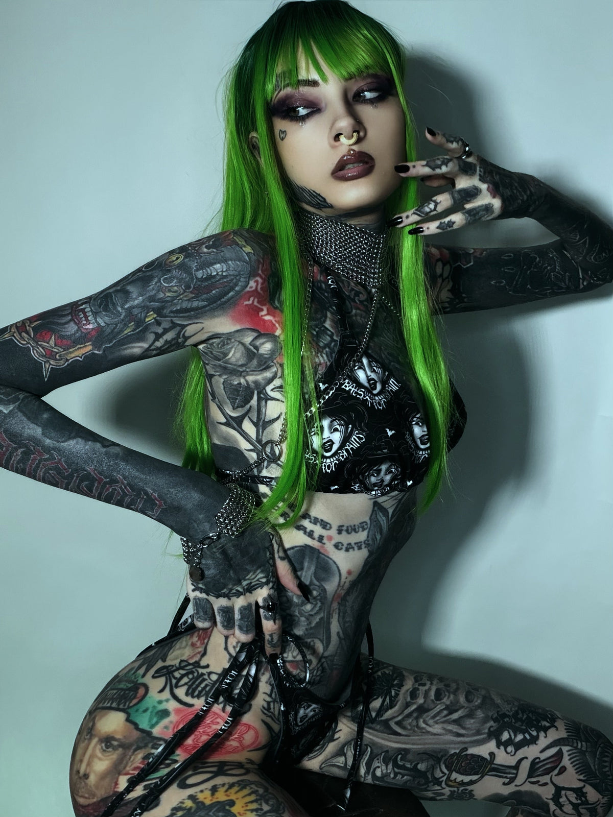 String Bikini | Bats for Brains | Recycled Swimwear