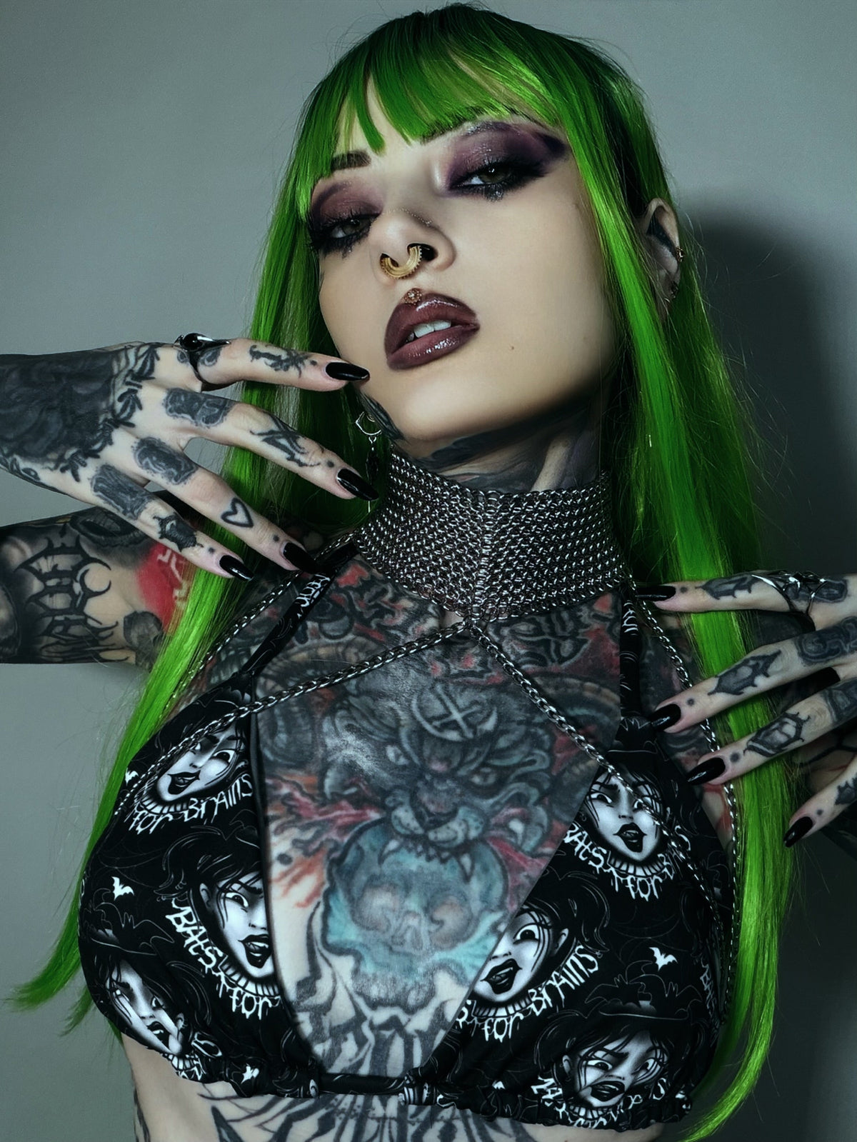 String Bikini | Bats for Brains | Recycled Swimwear