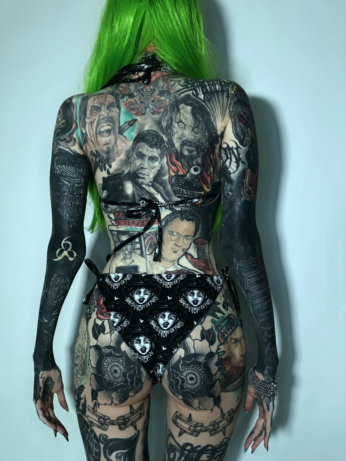 String Bikini | Bats for Brains | Recycled Swimwear