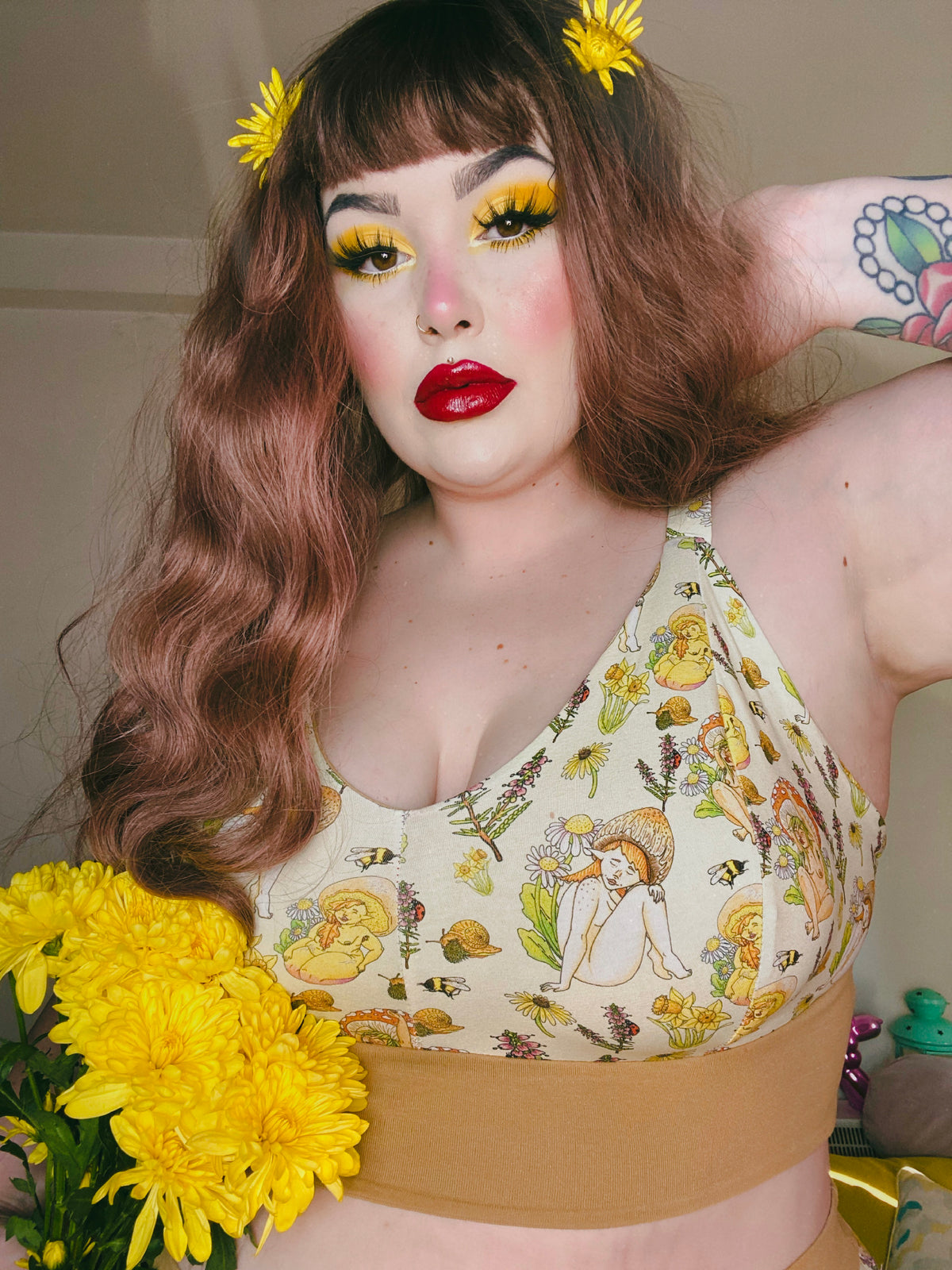 The Mushroom Babes | Organic Soft Cup Bra | A-O Cup