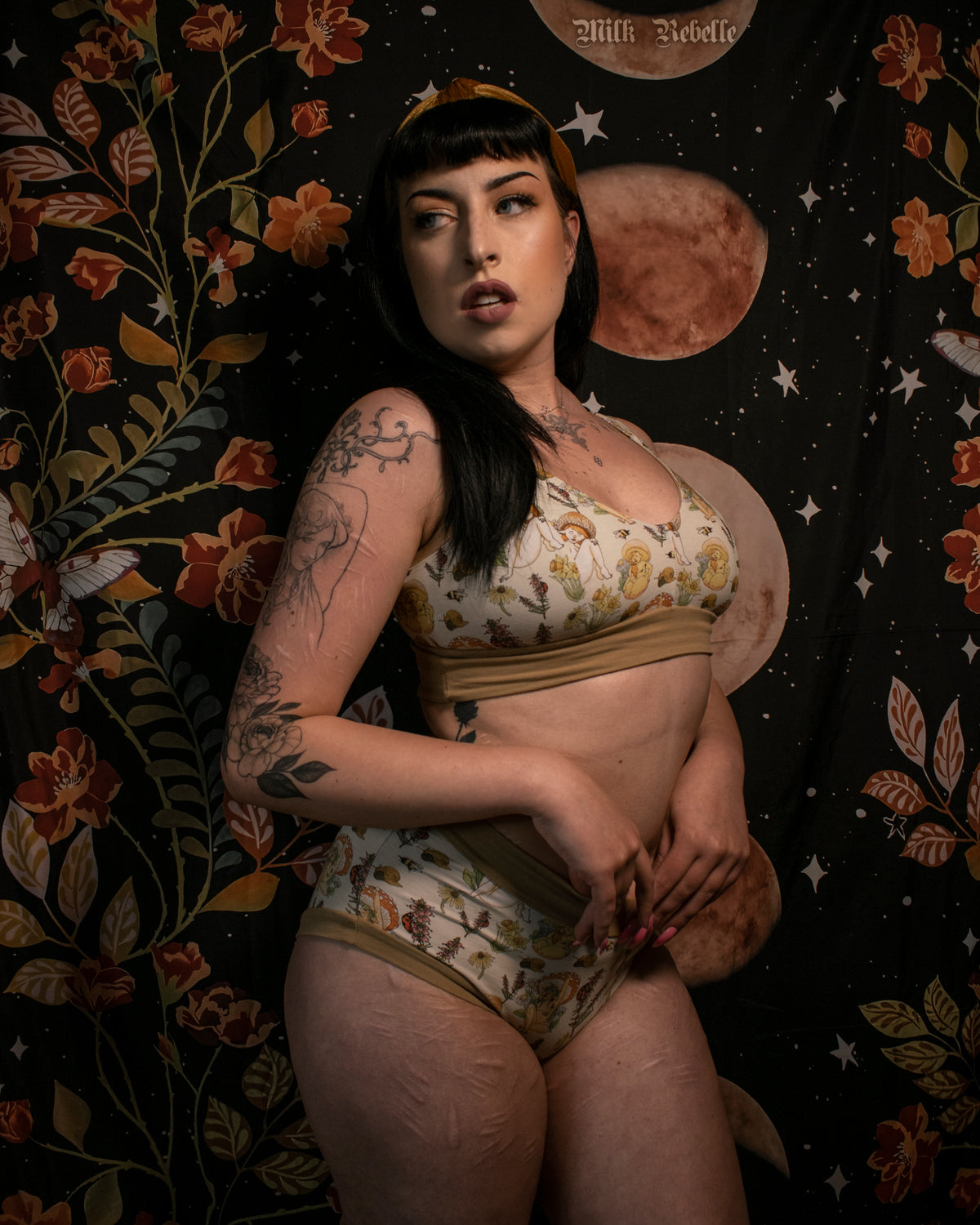 The Mushroom Babes | Organic Cotton Briefs | Handmade in the UK | 3XS-10XL