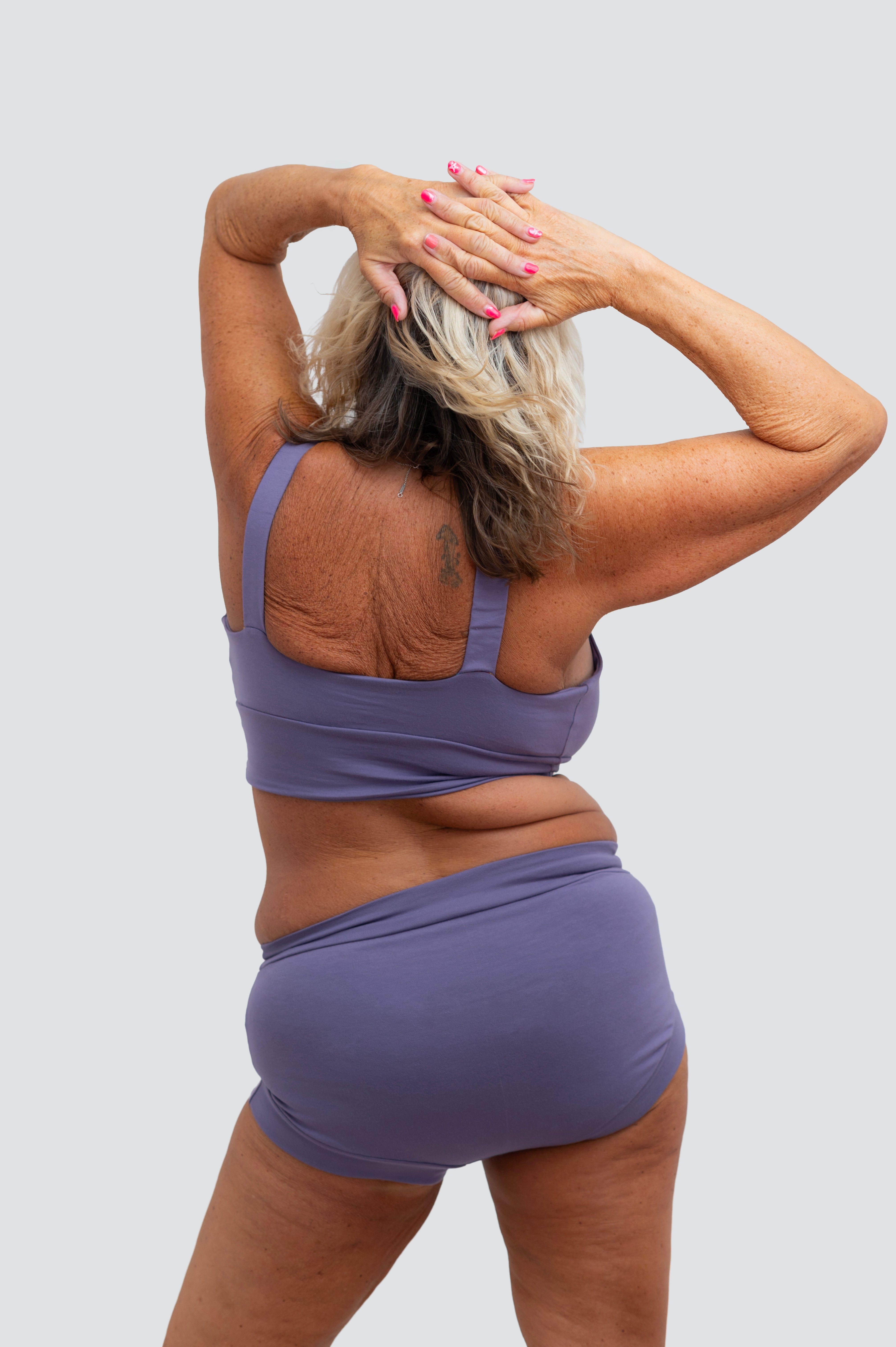 Pastel Purple Organic Cotton Bra | Handmade Underwired Cotton Bra | Soft Support Bra | Made in the UK by Designed by Debz