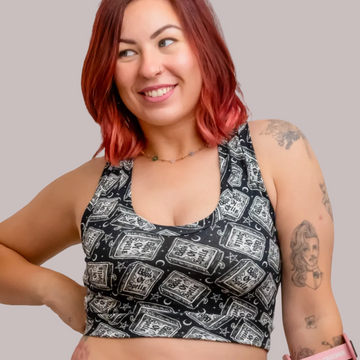 The Book of Spells Comfort Bralette | Organic Cotton | Handmade in the UK