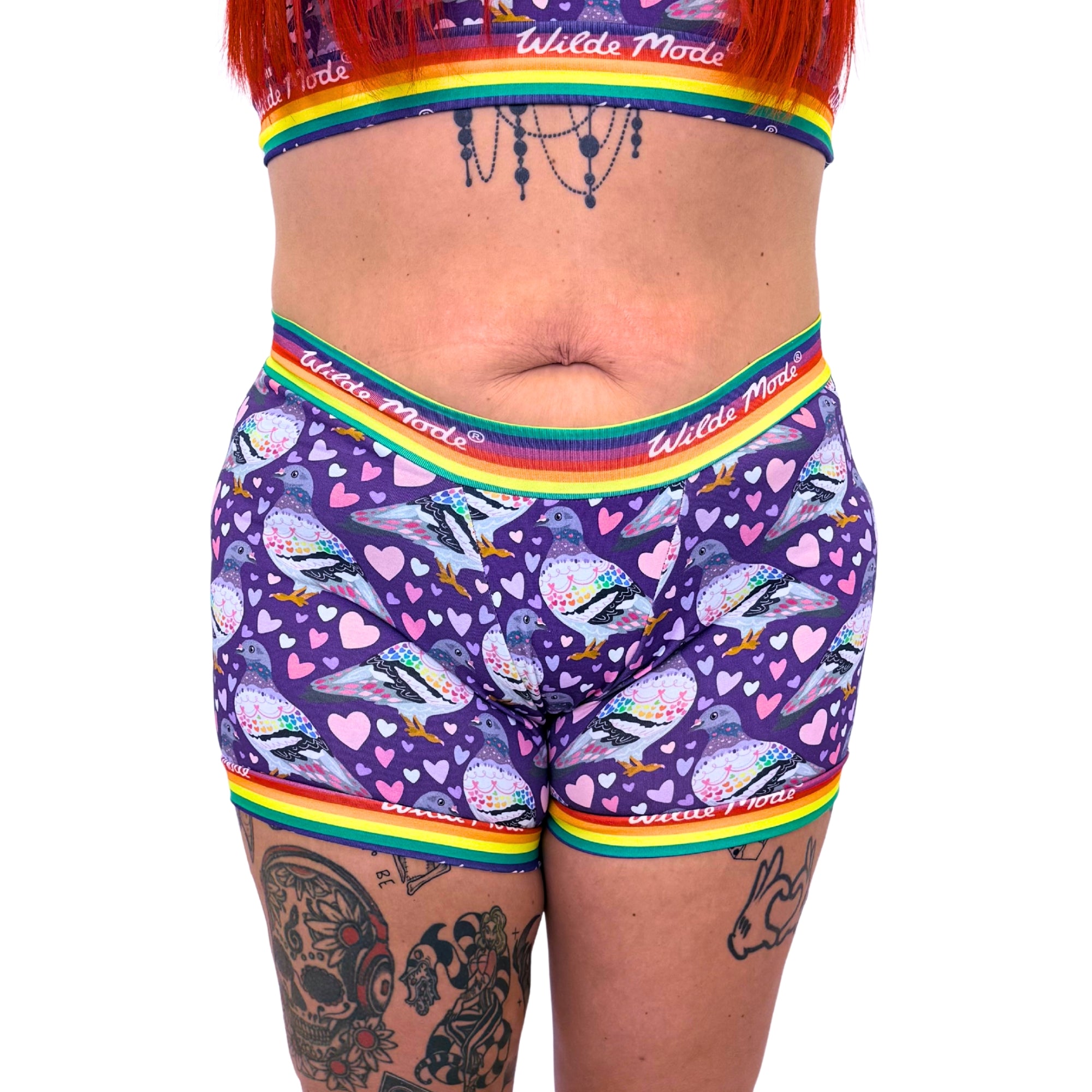 Wilde Mode Comfort Boxers | Pigeon Love | Organic Cotton