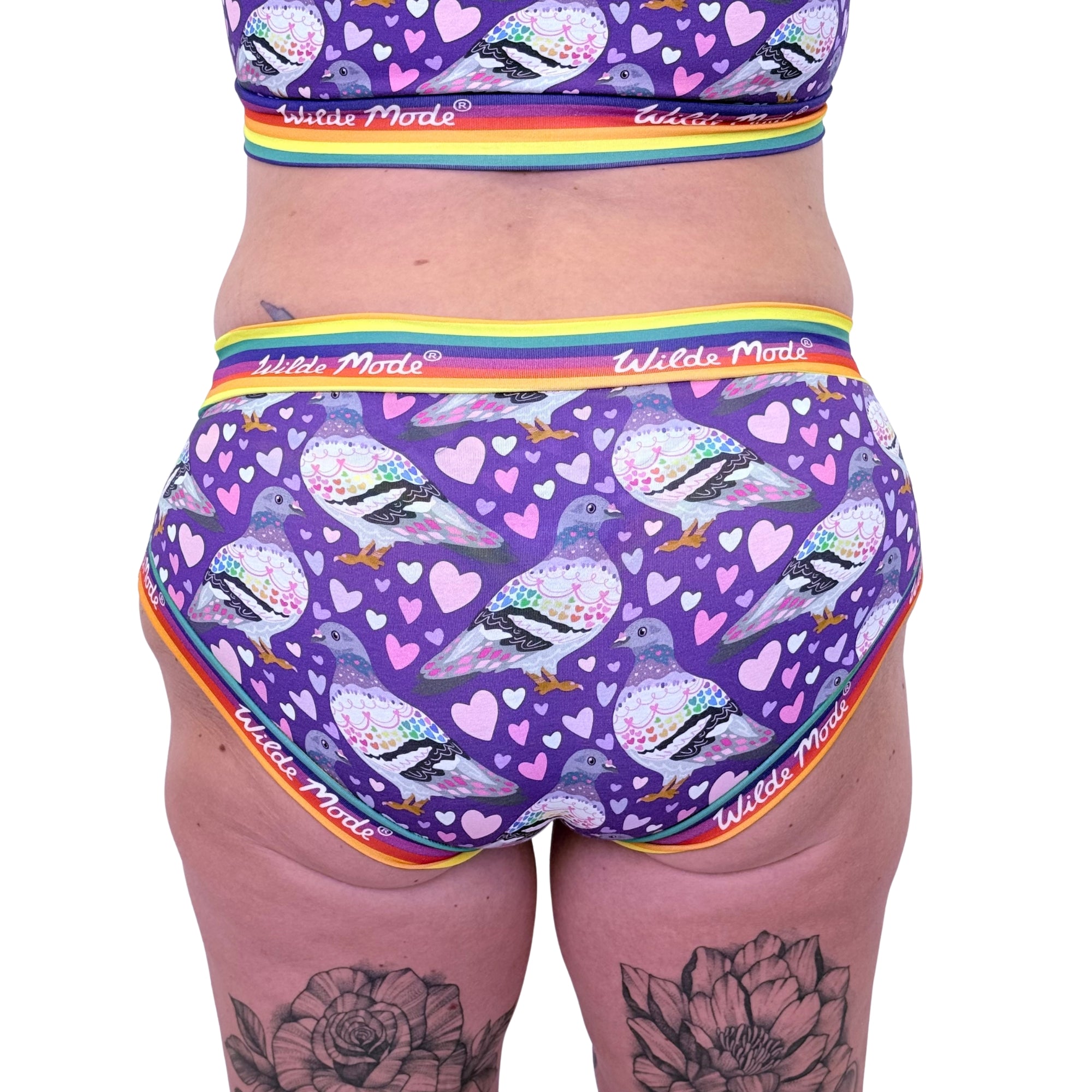 Wilde Mode Comfort Briefs | Pigeon Love | Organic Cotton