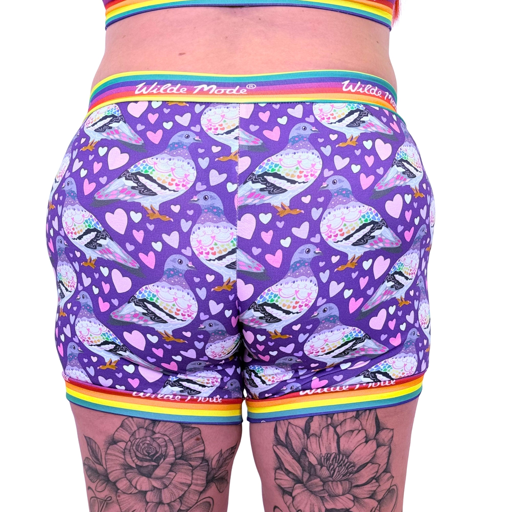 Wilde Mode Comfort Boxers | Pigeon Love | Organic Cotton
