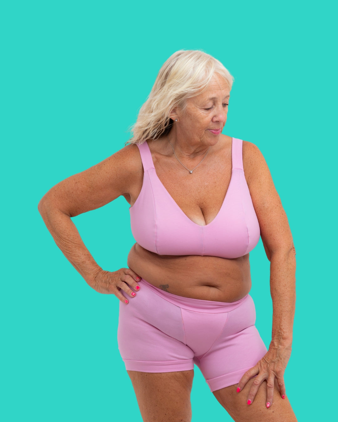 Comfort Boxers | Pastel Pop Pink | Organic Cotton | XS - 6XL | Handmade in UK