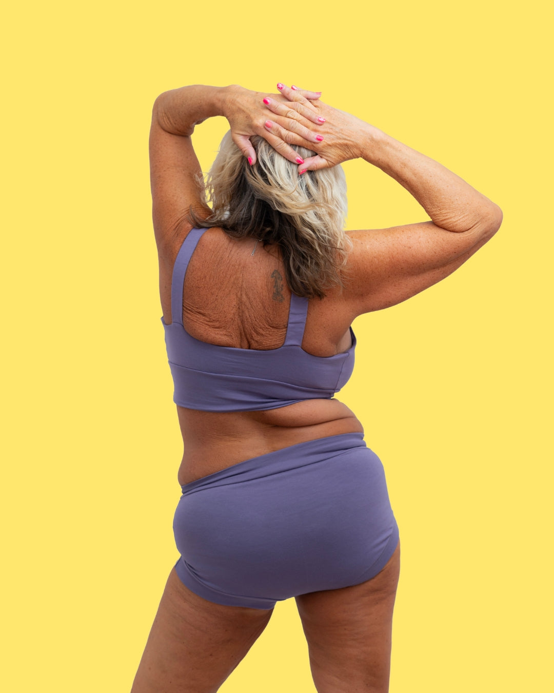 Pastel Purple Organic Cotton Briefs | Midi, Full, Hipster, Thong & Pouched | 3XS-10XL | Handmade in UK by Designed by Debz