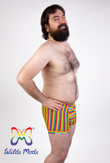 Boxer Shorts | Wilde Mode Rainbow Stripe | Organic Cotton
