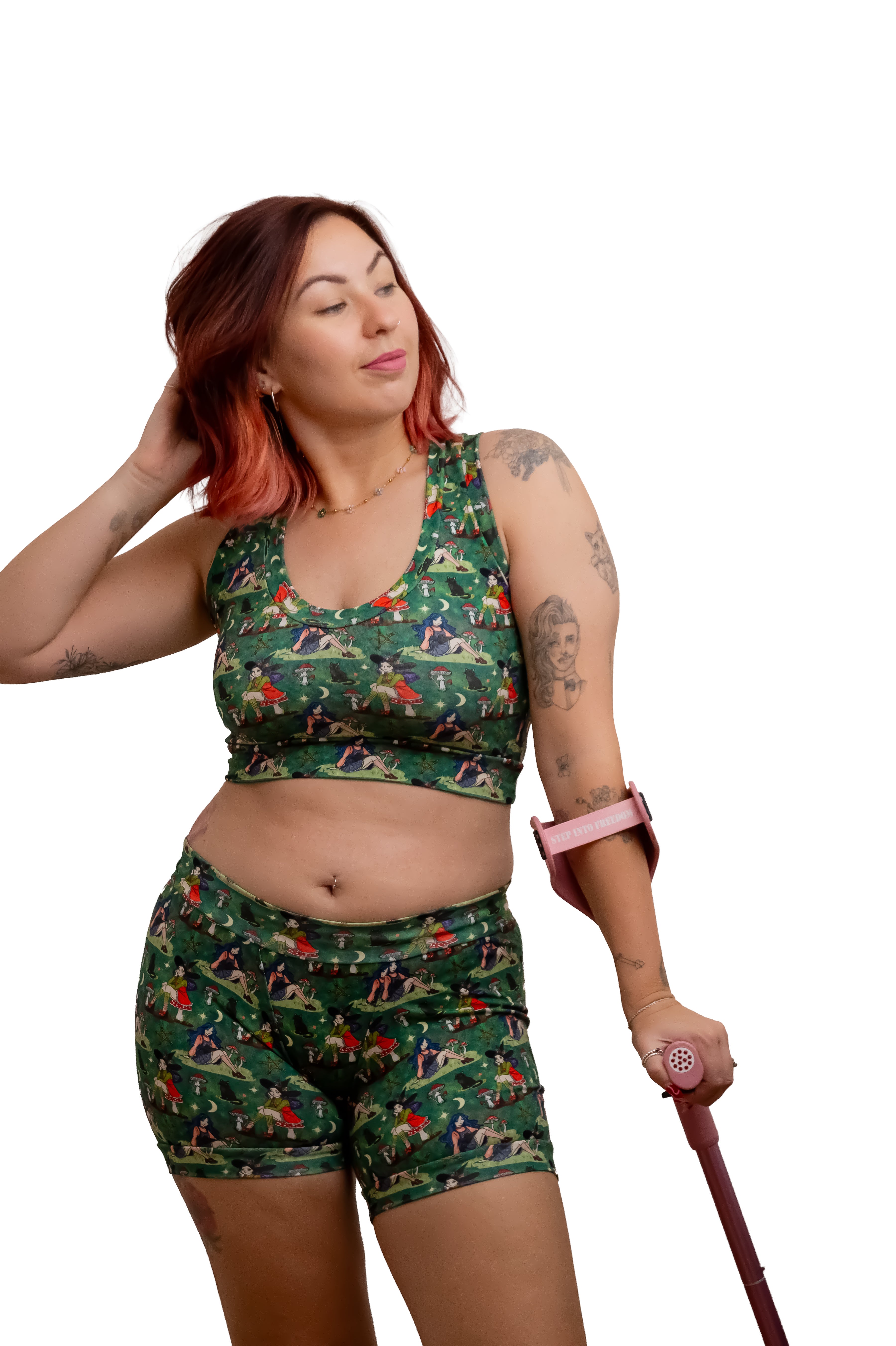 The Green Forest Witch Comfort Bralette | Organic Cotton | Handmade in the UK