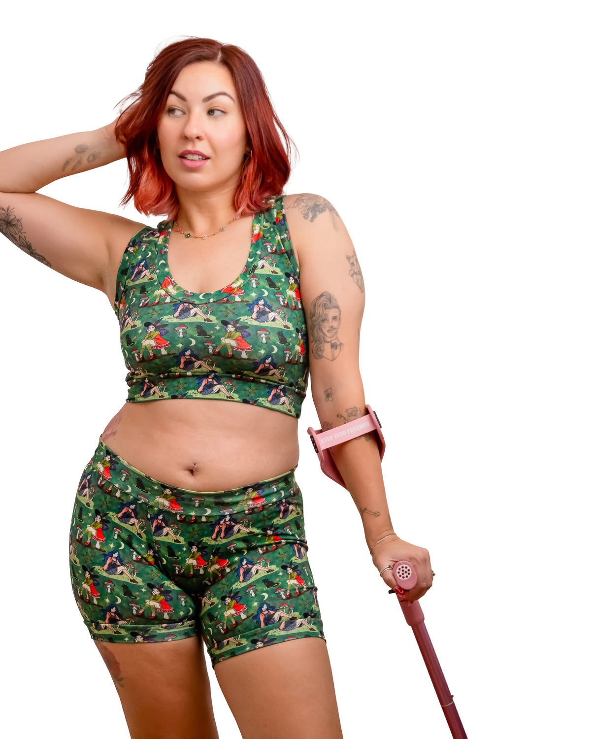 The Green Forest Witch Comfort Bralette | Organic Cotton | Handmade in the UK