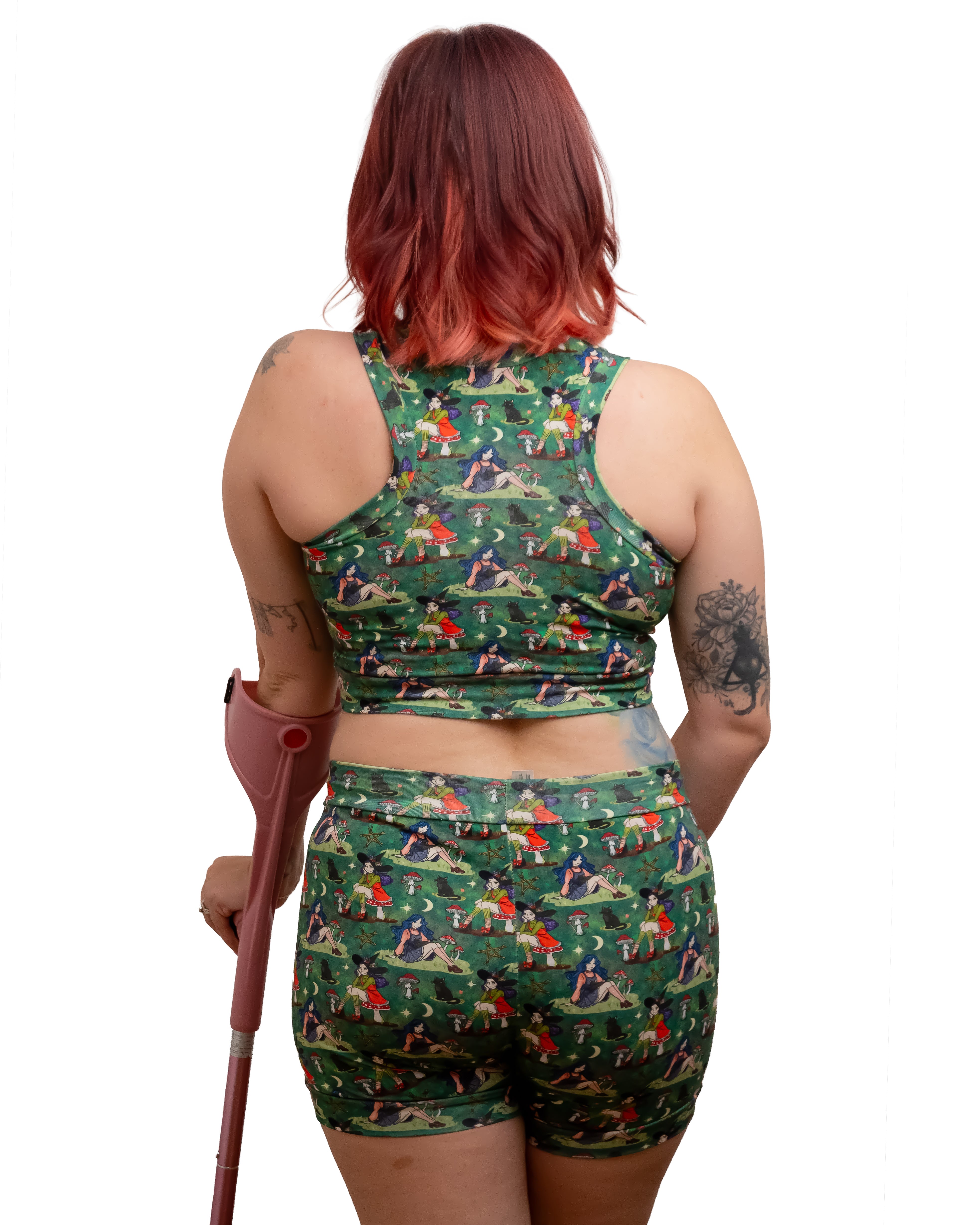 The Green Forest Witch Comfort Bralette | Organic Cotton | Handmade in the UK