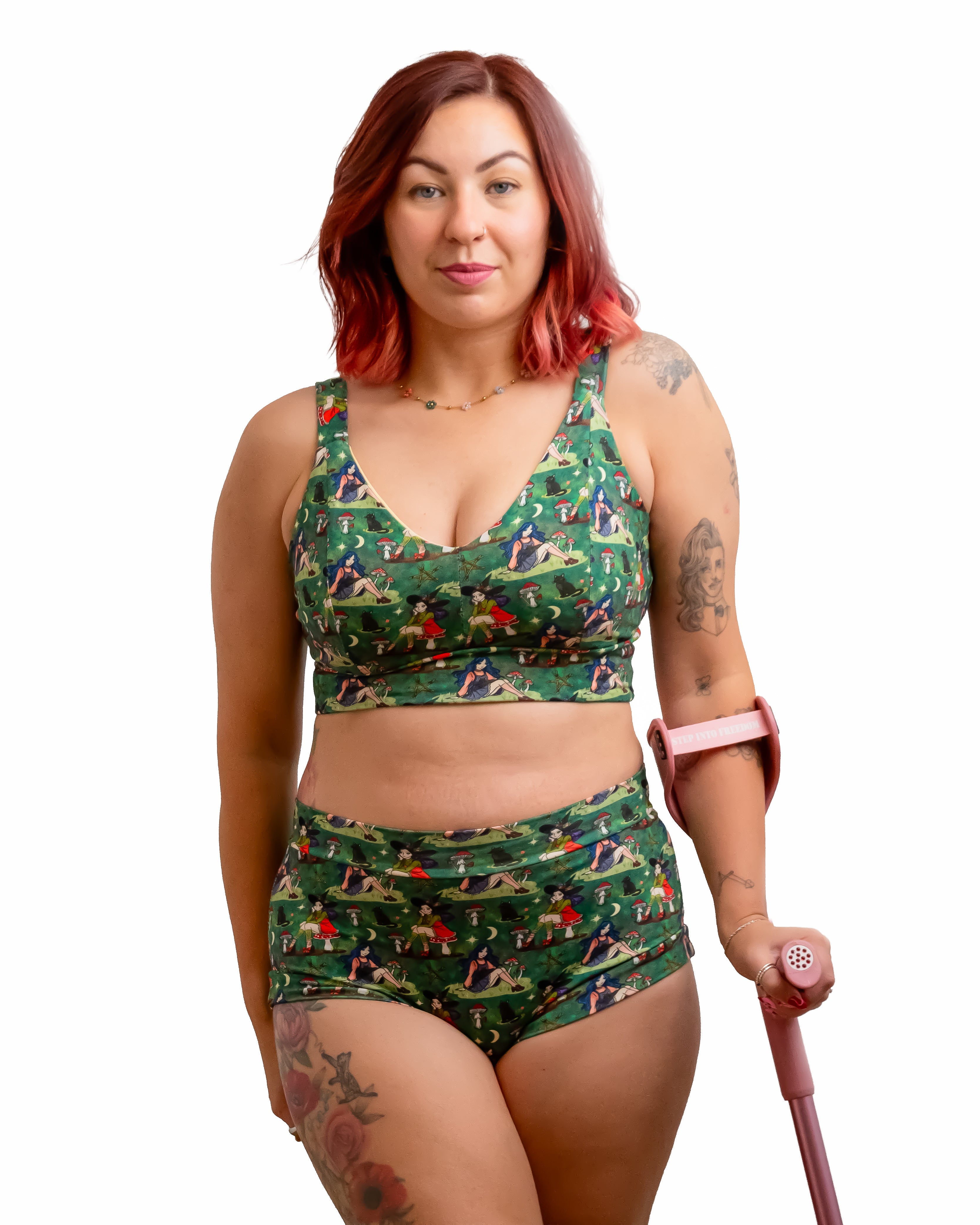The Green Forest Witch | Organic Soft Cup Bra | A-O Cup