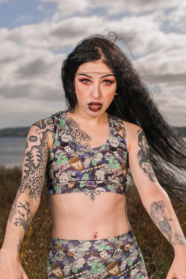 Flat Front Brief | Classic Horror Monsters | Organic Cotton