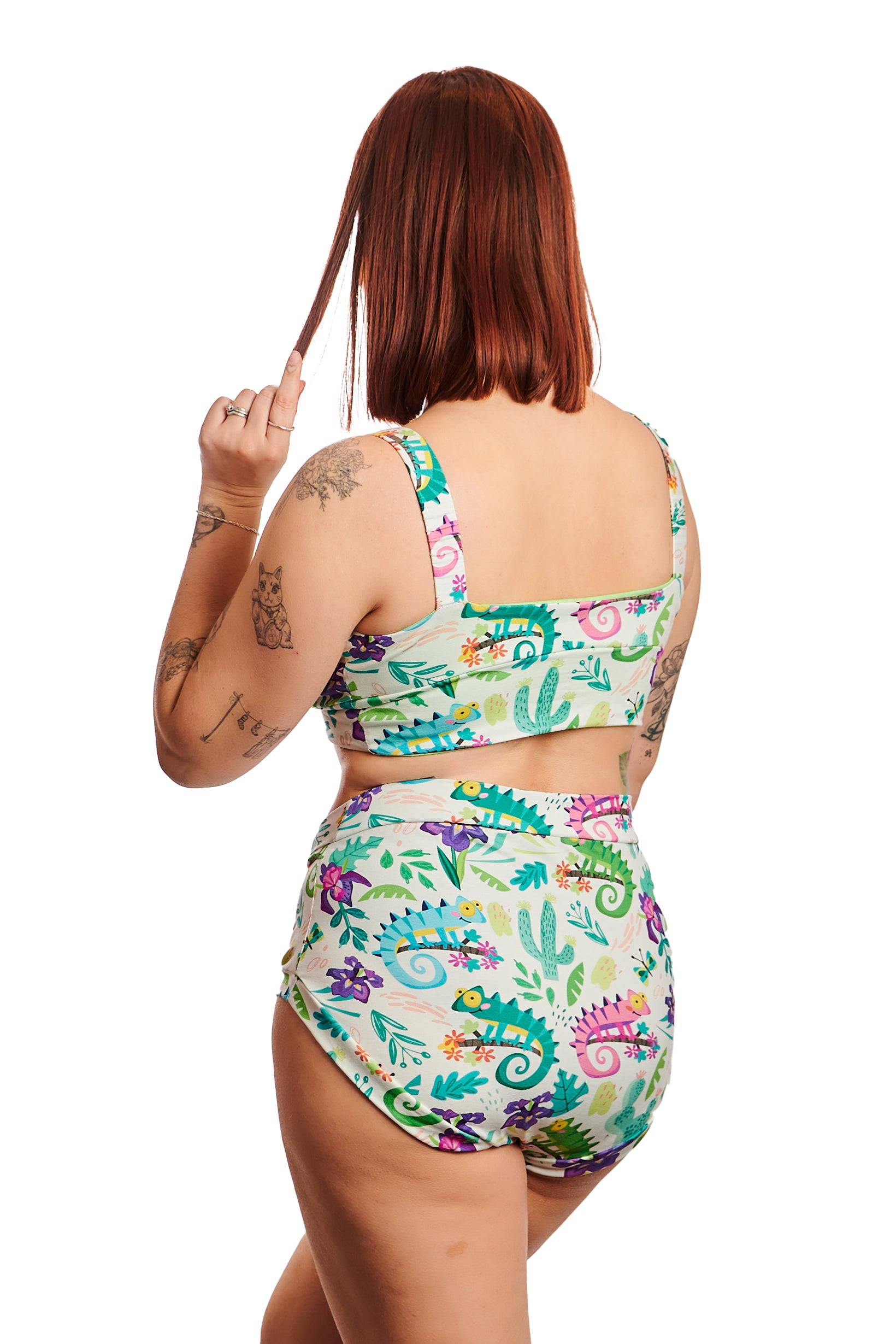 Wilde Mode Comfort Bra | Chameleon Print | Organic Cotton