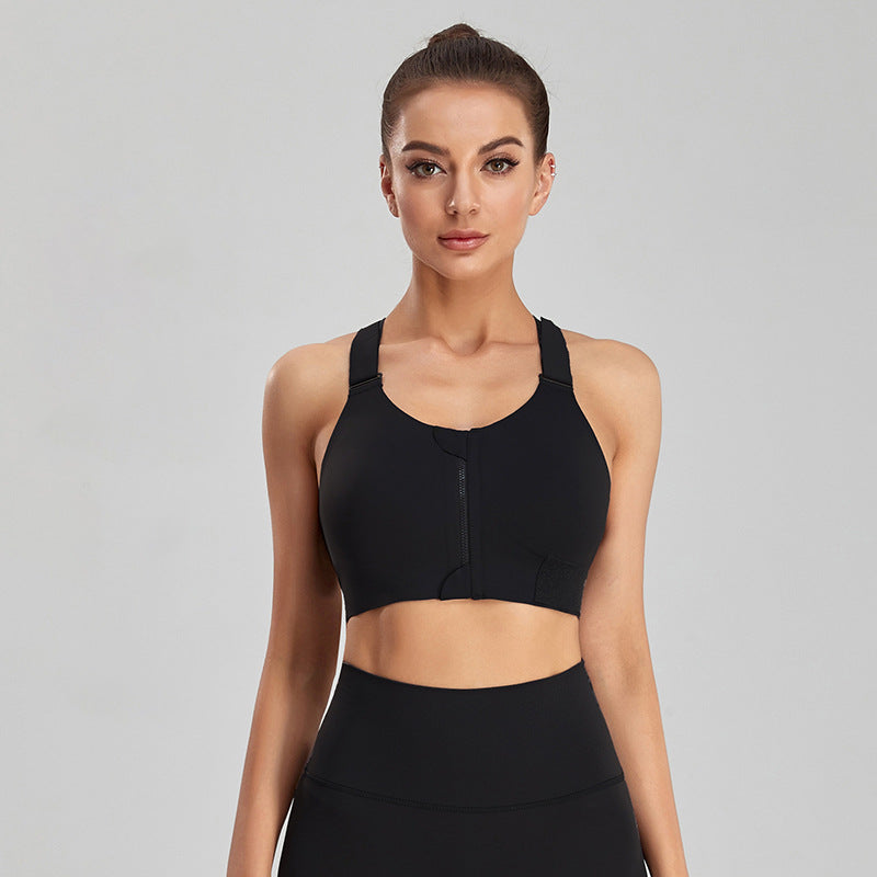 ZIP Front Adjustable Sports Bra | Wilde Mode | Recycled Fabric