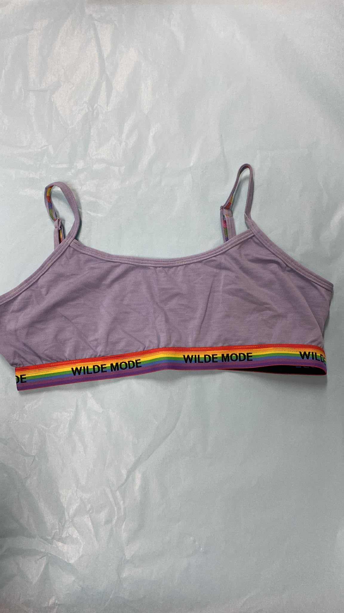 Last chance ready-to-wear underwear by Designed By Debz featuring Wilde Mode branding, shown in a close-up image.