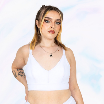 White Comfort Bra | Organic Cotton | Wire-Free | Soft Cup